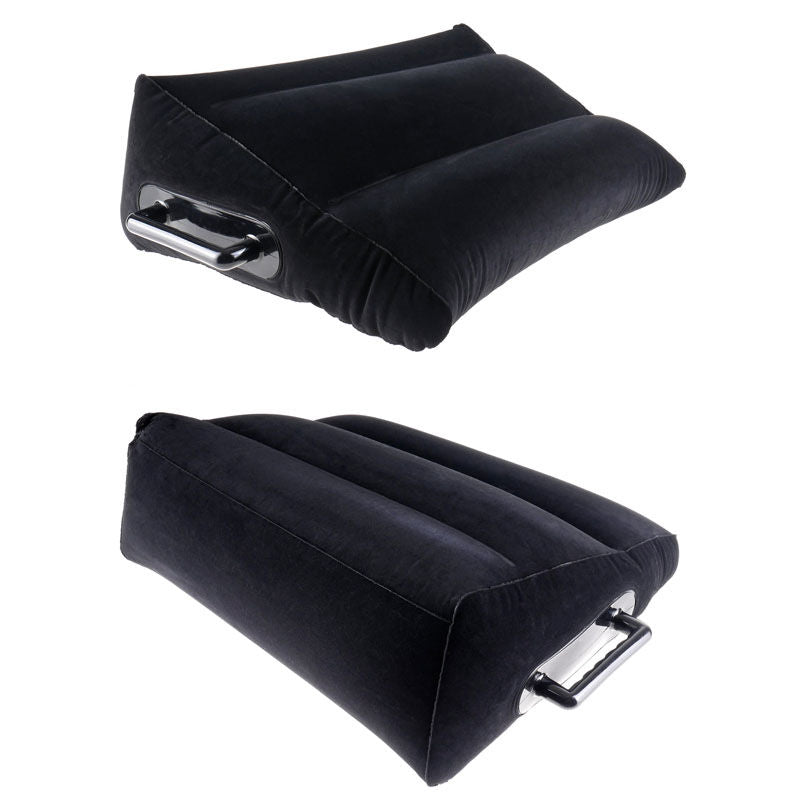 Fetish fantasy series - inflatable position master - Product side view, focus on cushion  | Flirtybay.com.au